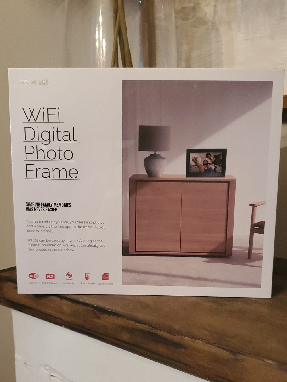 WiFi Digital Photo Frame - Black